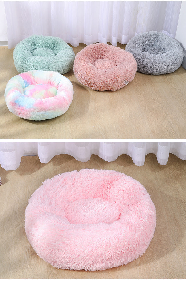 Plush Dog Bed for Large and Small Dogs