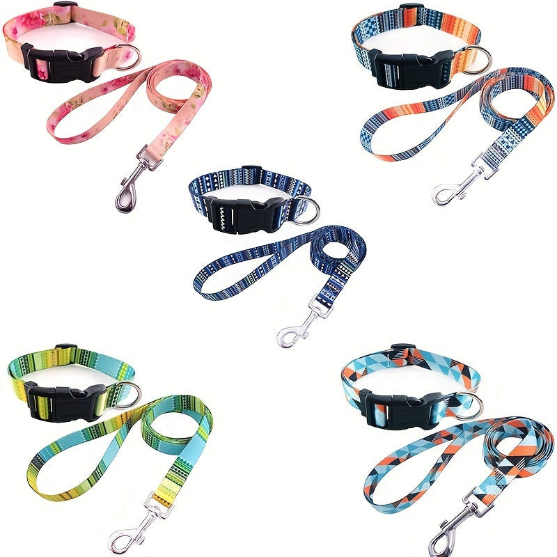 Dog Collar and Leash Set