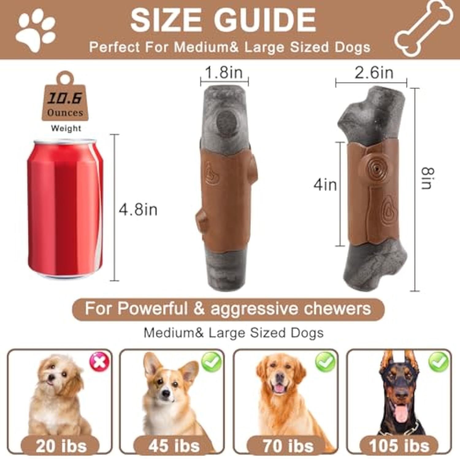 Durable Dog Chew Toys for Aggressive Chewers