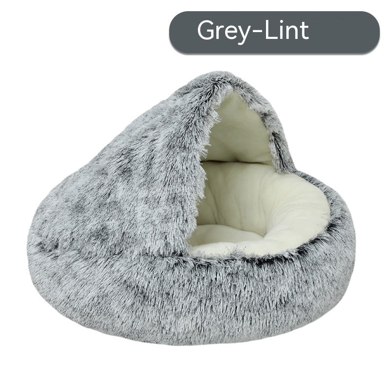 Semi-Enclosed Cat Bed