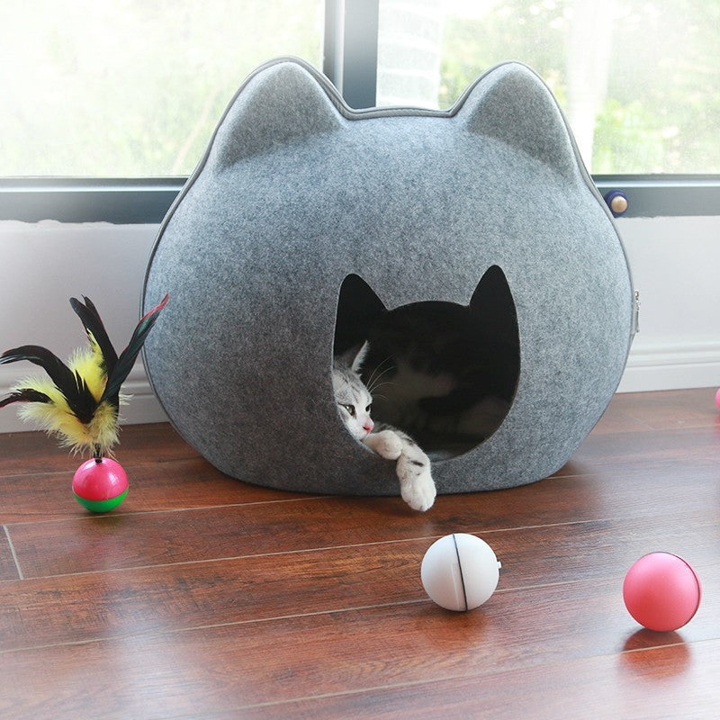 Enclosed Cat House