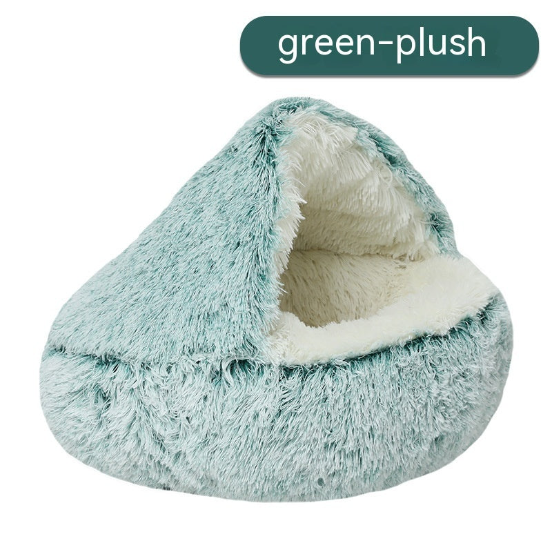 Semi-Enclosed Cat Bed