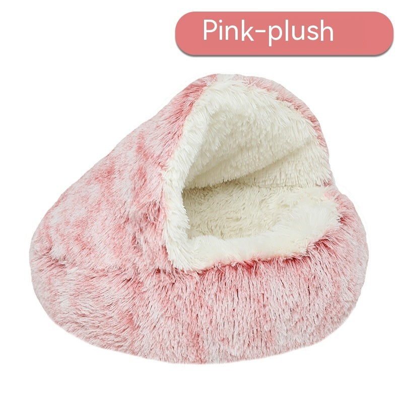 Semi-Enclosed Cat Bed