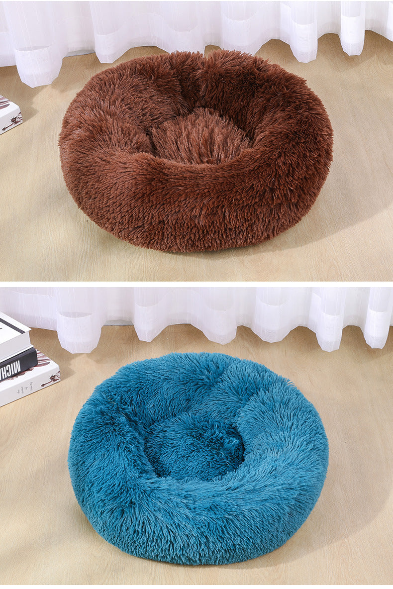 Plush Dog Bed for Large and Small Dogs