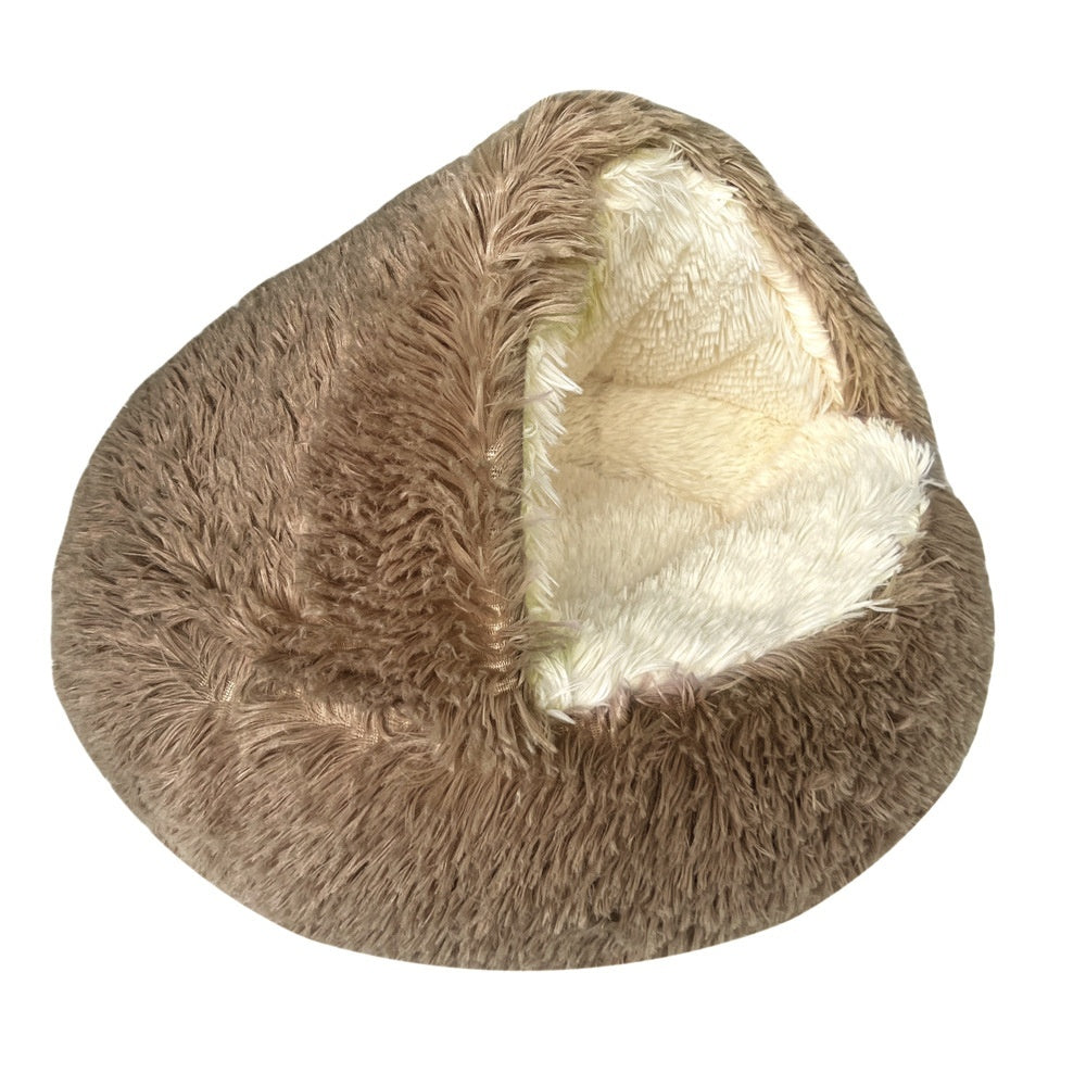 Semi-Enclosed Cat Bed