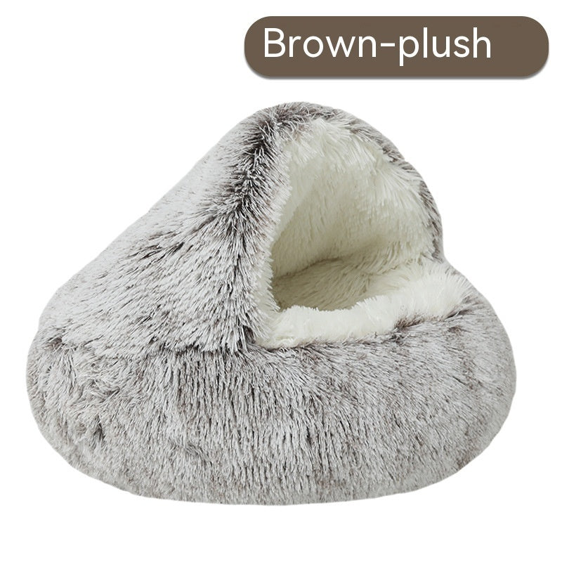 Semi-Enclosed Cat Bed
