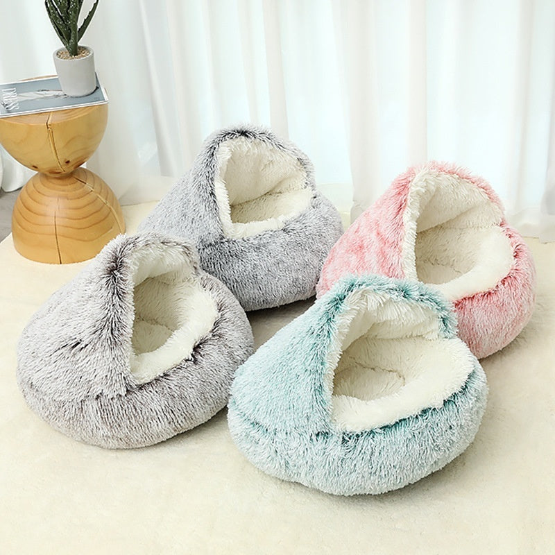 Semi-Enclosed Cat Bed