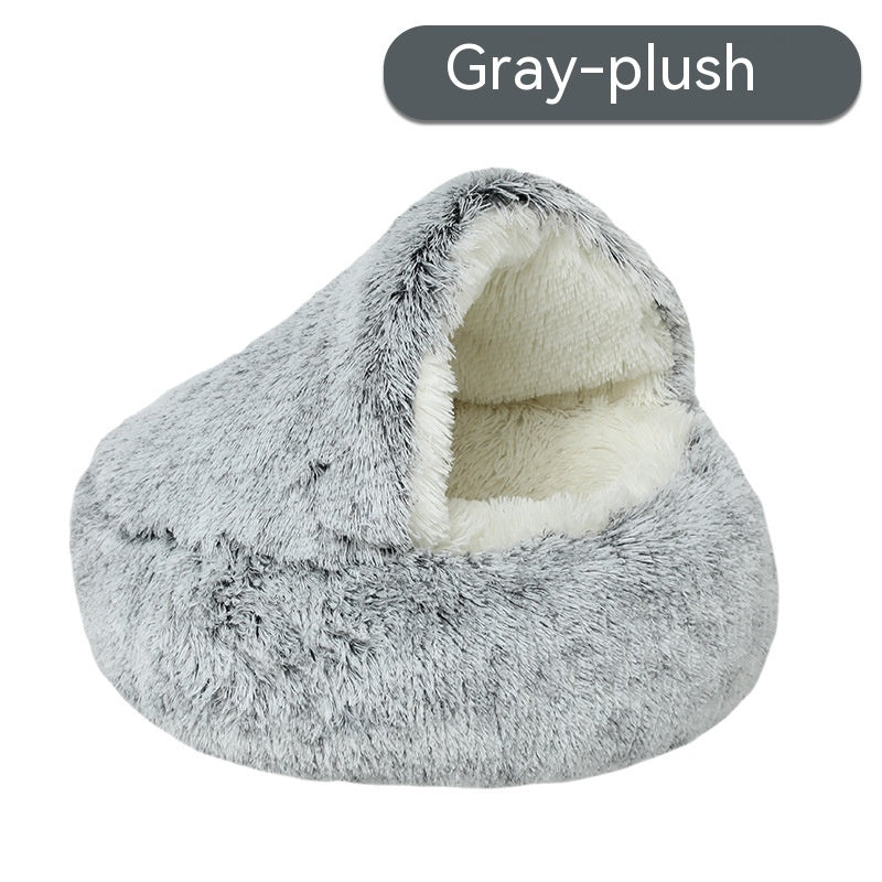 Semi-Enclosed Cat Bed